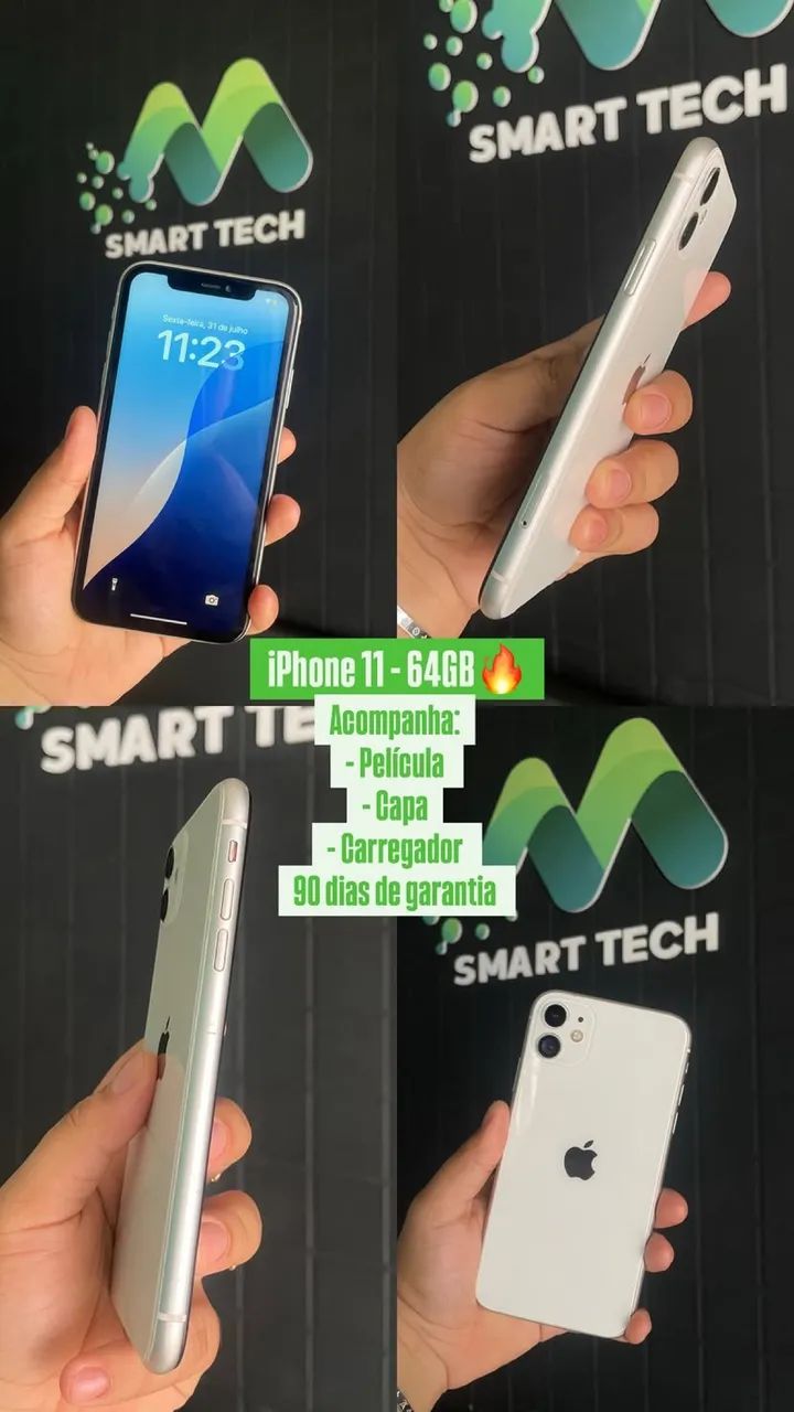 iPhone 11 - 64g seminovo - Celulares e Smartphones - Cidade Nova