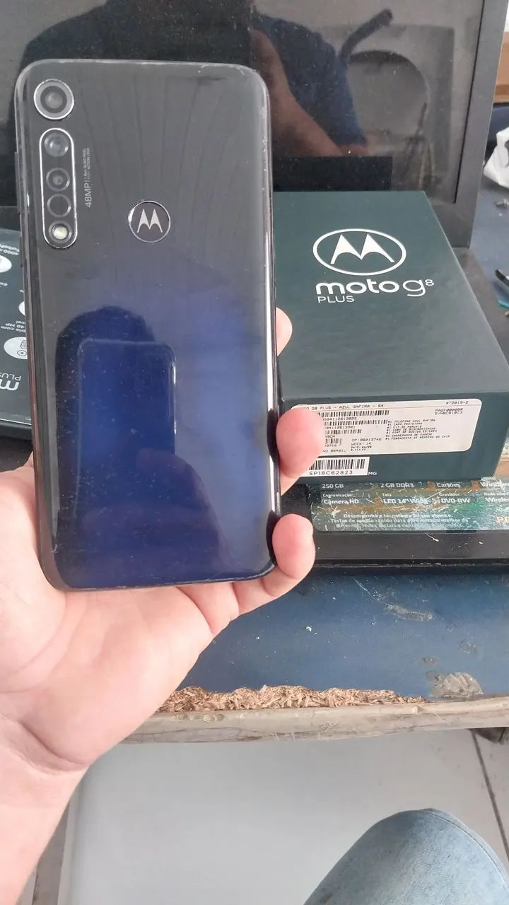 Celular Motorola Moto G 8 plus 64gb tela nova funcionando perfeitamente.  - Foto 3