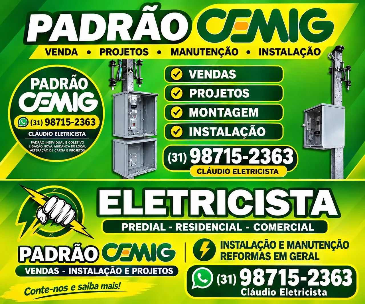 Eletricista BH e Região 