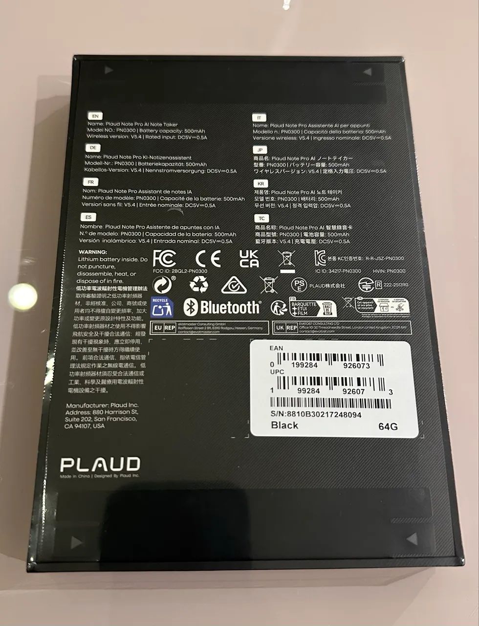 Plaud Note PRO 64Gb Gravação de Voz com IA - Foto 2