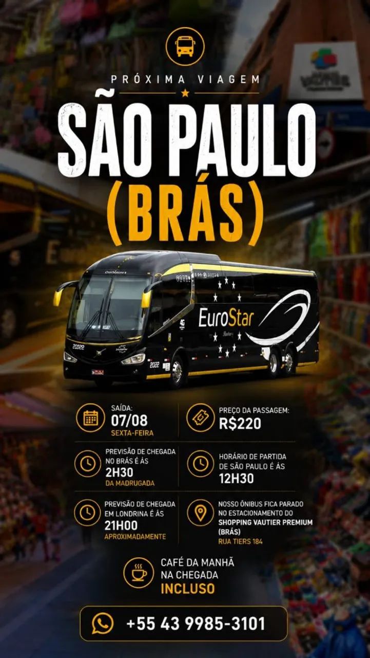 Viagem ao Brás!!!