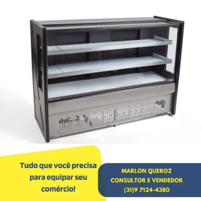 Balcão Refrigerado 1,75m 2 Placas Polar