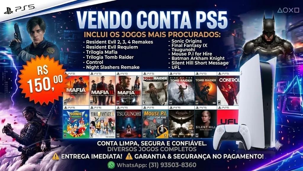 Jogos Sony PS5 
