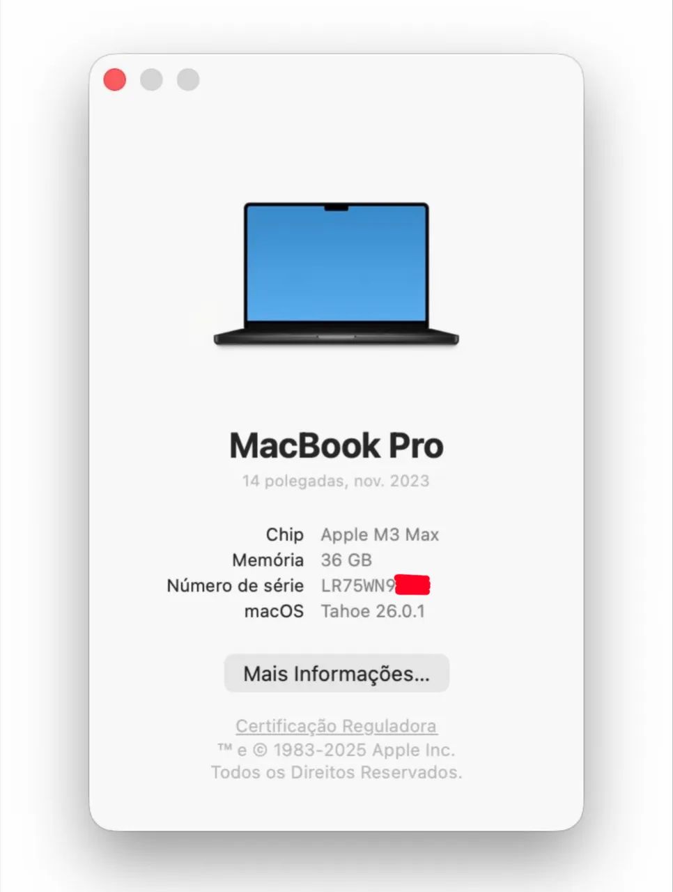 Macbook pro 14 polegadas chip m3 max 36gb / 1tb LOJA FÍSICA bateria 89% ( 36 / 1 tb ) - Foto 4