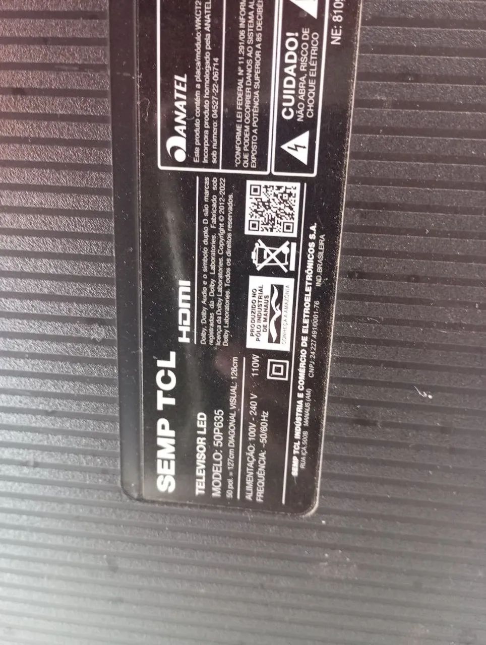 TV TCL 50
