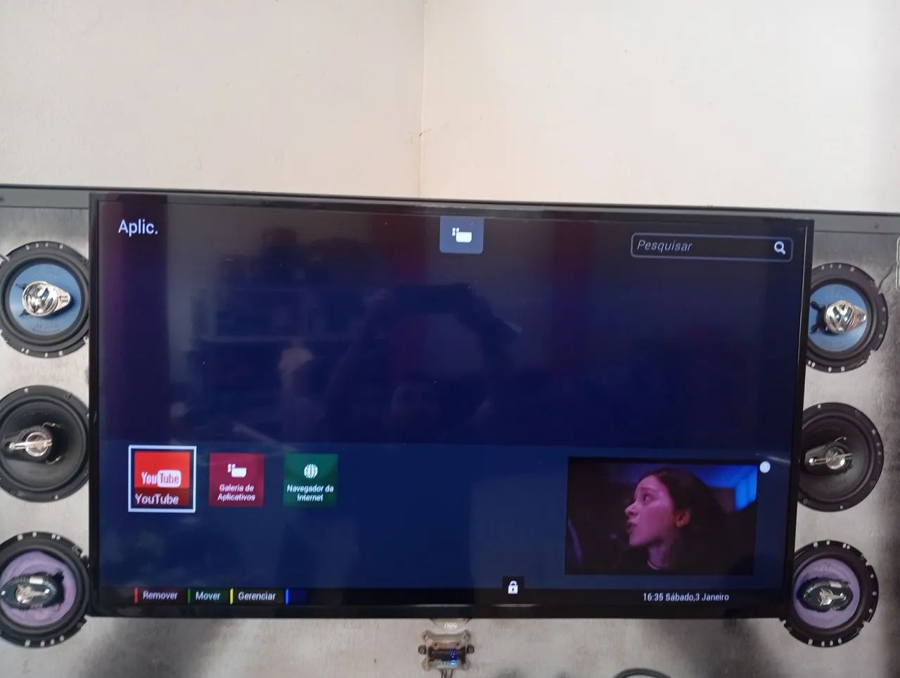 Tv smart 43 900.00 em 3x cartão  - Foto 3