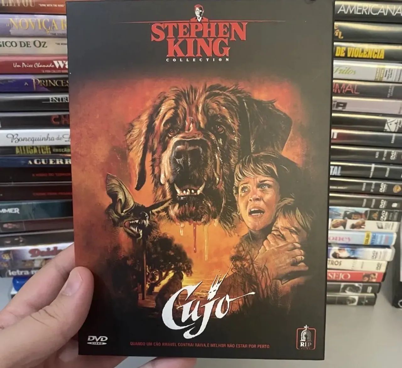 Cujo de Stephen King DVD Terror com Luva Raro