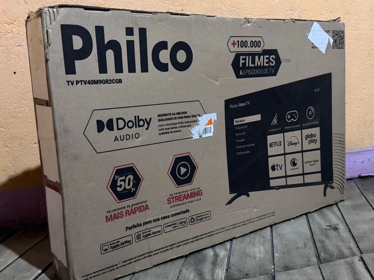 TV 40 polegadas Philco, nova mas a tela quebrada  - Foto 3