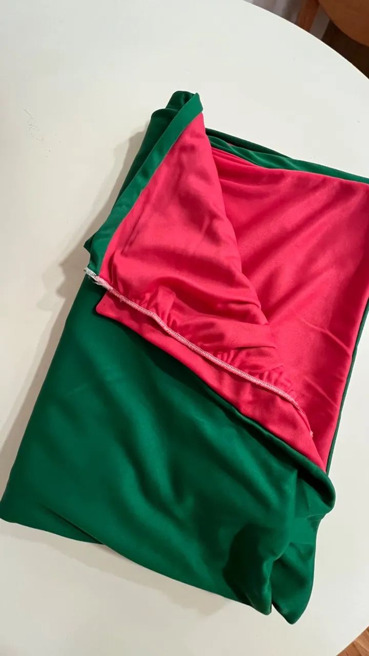 Capa painel retangular rosa e verde - Foto 3