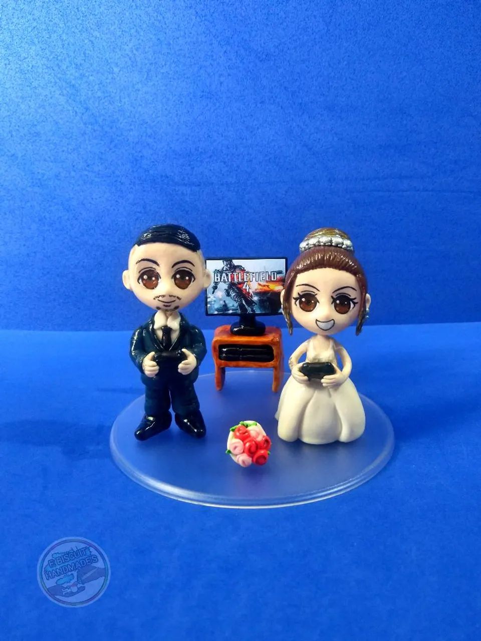 Topo de bolo de casamento (Aceito Encomendas) - Foto 4