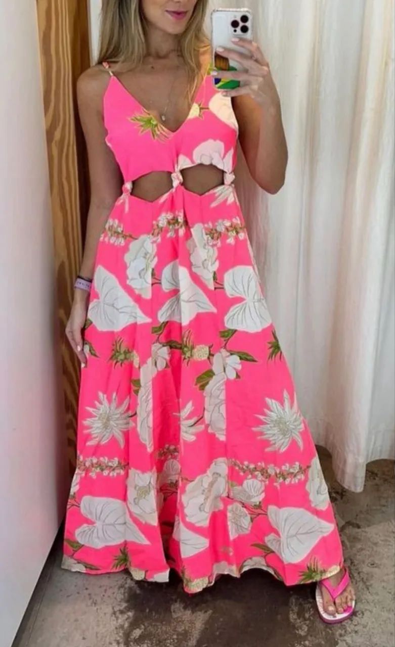 Vestido farm floral neon - Foto 5