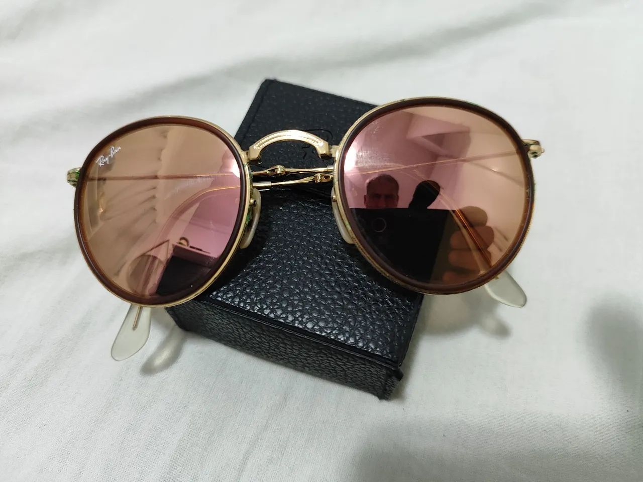 Óculos Rayban original rosa  - Foto 3