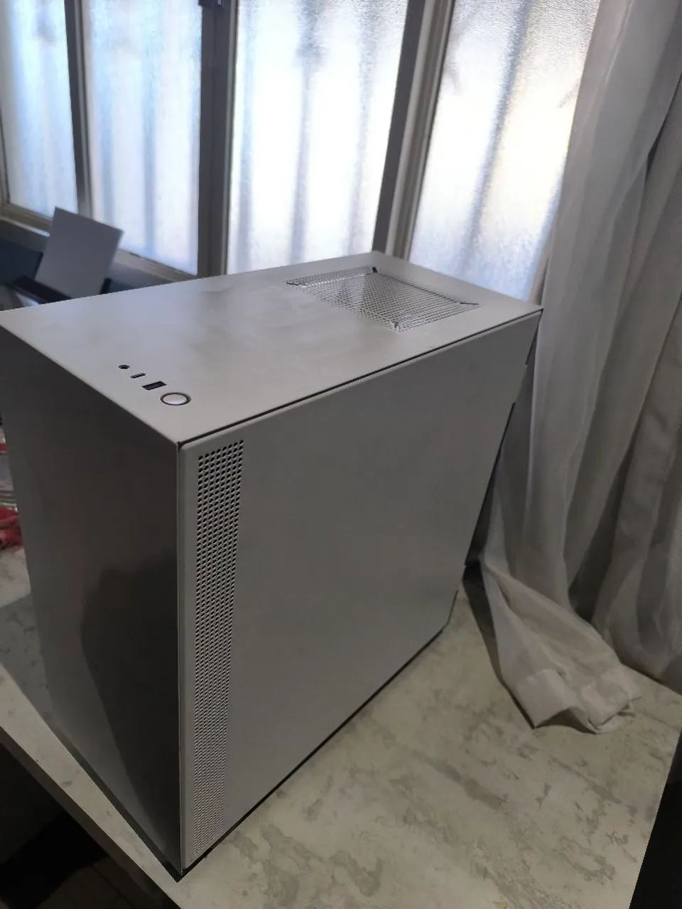 Gabinete Nzxt h510 branco com duas fans novas. - Foto 2