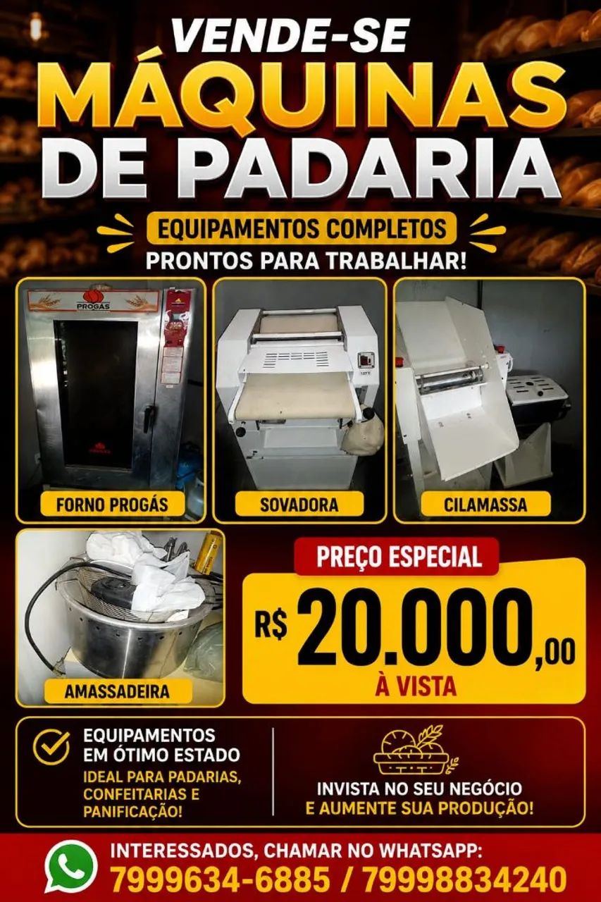 Máquinas de Padaria