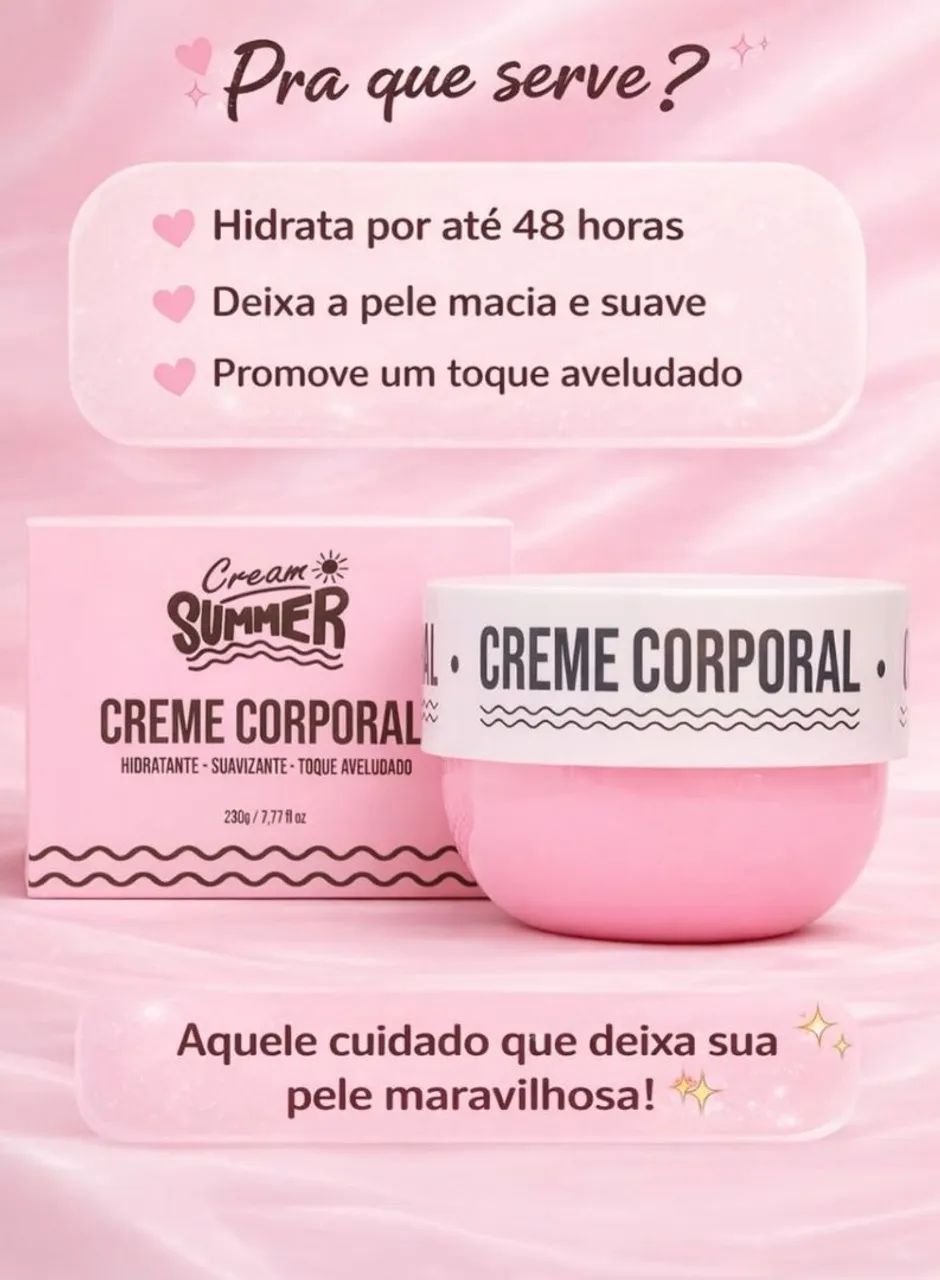 CREME CORPORAL CREAM SUMMER 230G - JUMMY JU - Foto 4