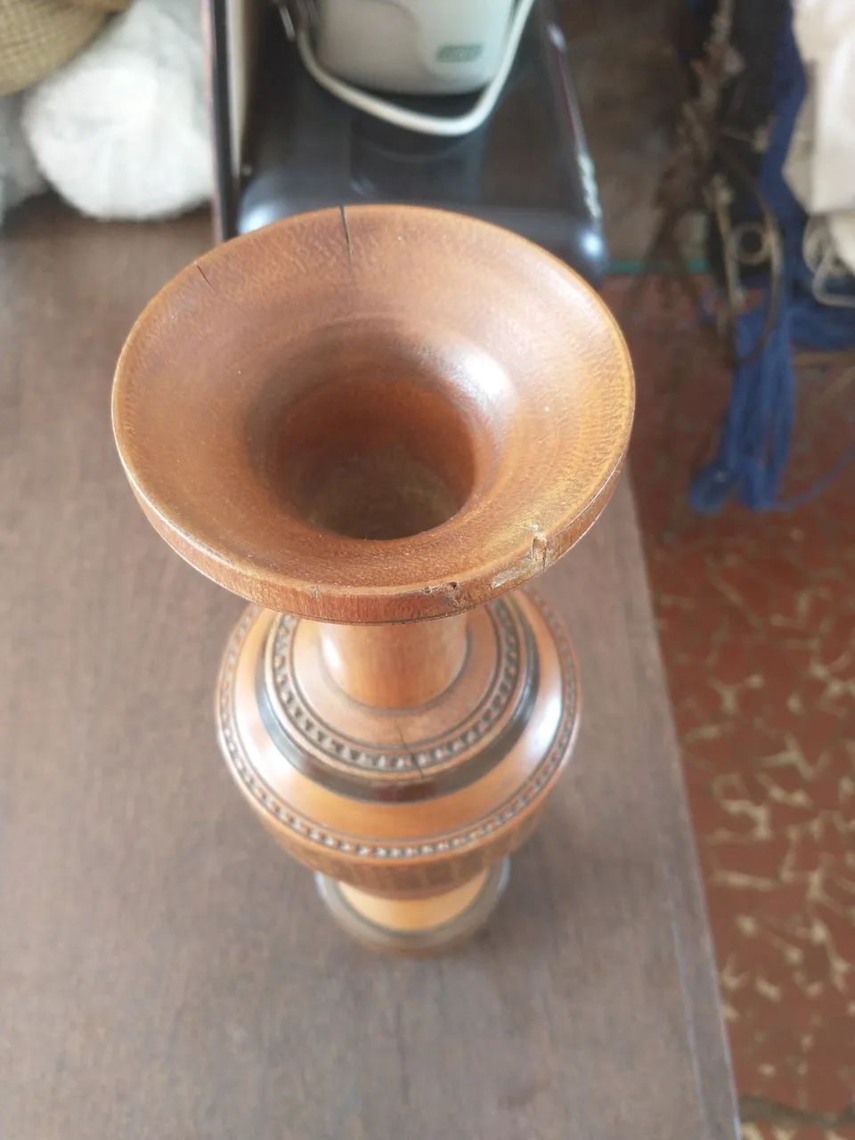 Vaso de marchetaria - Foto 2