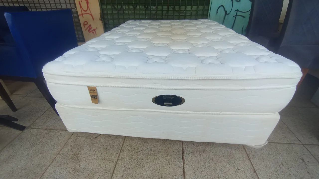 Cama box casal colchão Simons  - Foto 4