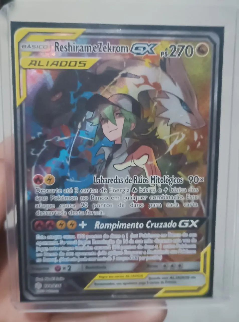 RESHIRAM E ZEKROM GX 222/236 carta pokémon