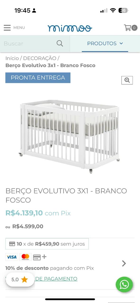 BERÇO EVOLUTIVO 3 EM 1 - Foto 5