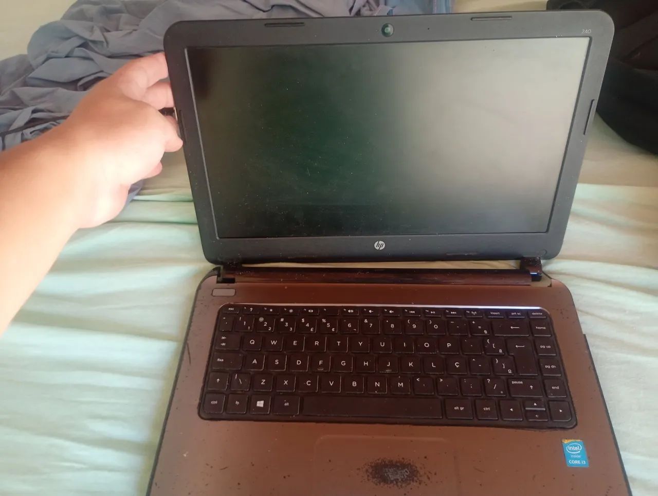 Notebook HP I3 (para retirada de peças) - Foto 3