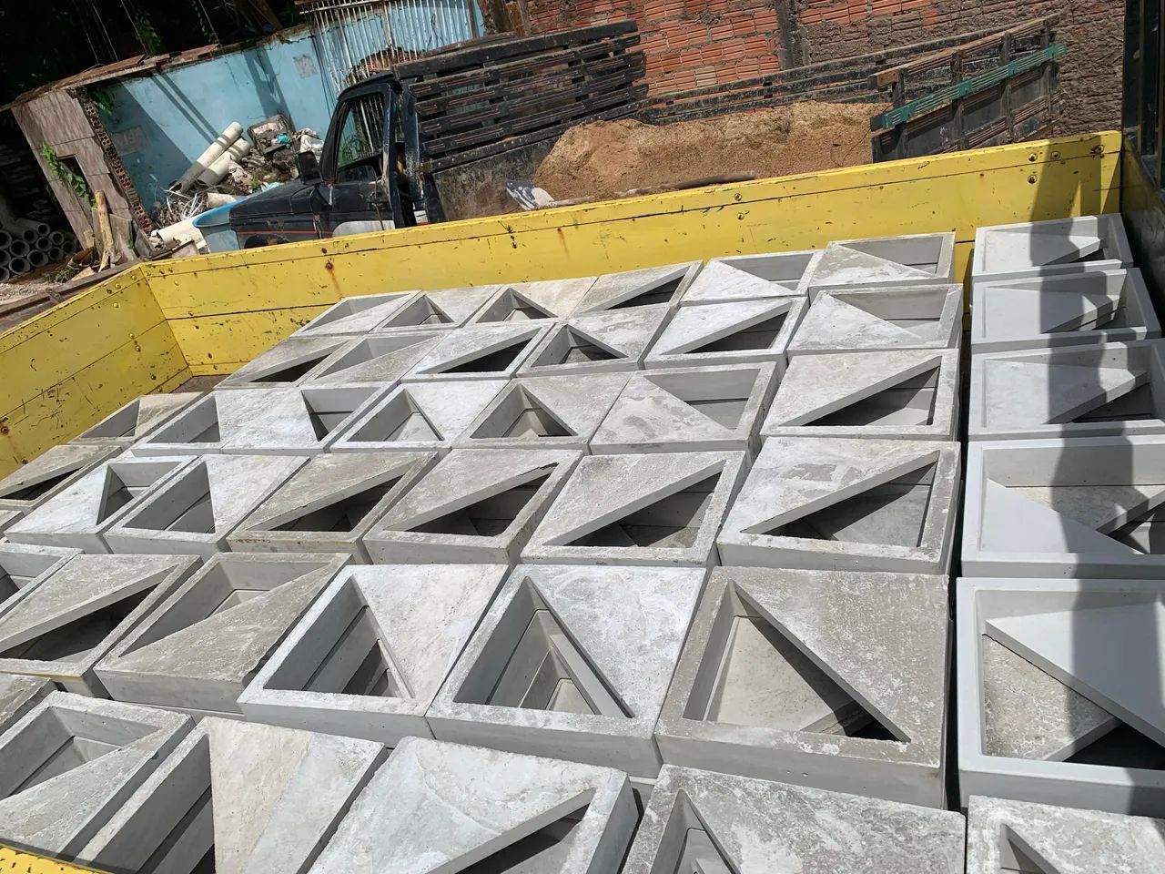 Bloco de concreto - Cobogó Triangular  - Foto 4