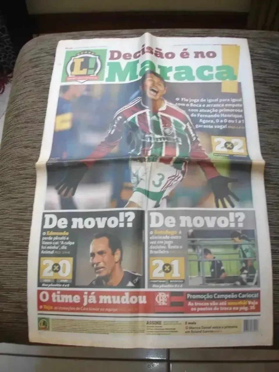 Fluminense - 6 jornais com vitorias históricas do Flu - Foto 2