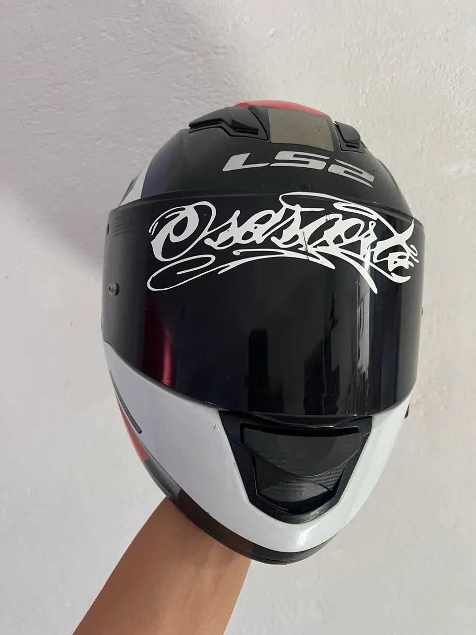 Capacete Ls2 c/ óculos interno  - Foto 3