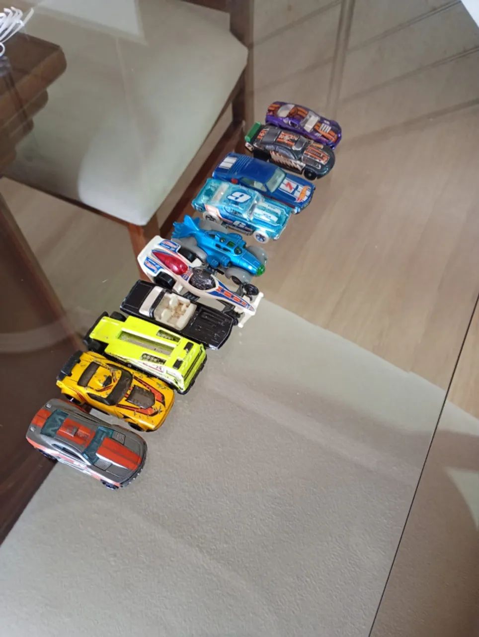 Mini-coleção de Hotwheels