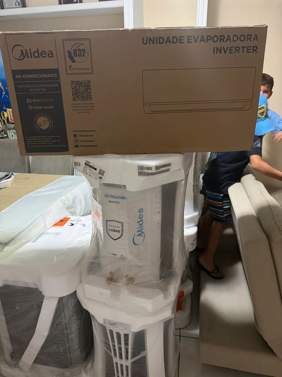 (Novo) Ar Condicionado 9000 btus MIDEA Inverter