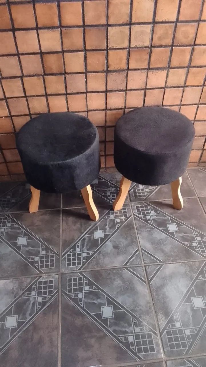 Conjunto banquetas retrô 