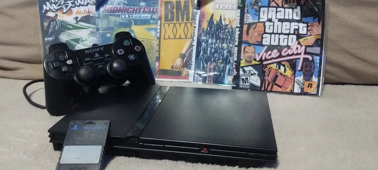 PlayStation 2 completo func. Perfeitamente (conservado). Leitor 100% - Foto 3