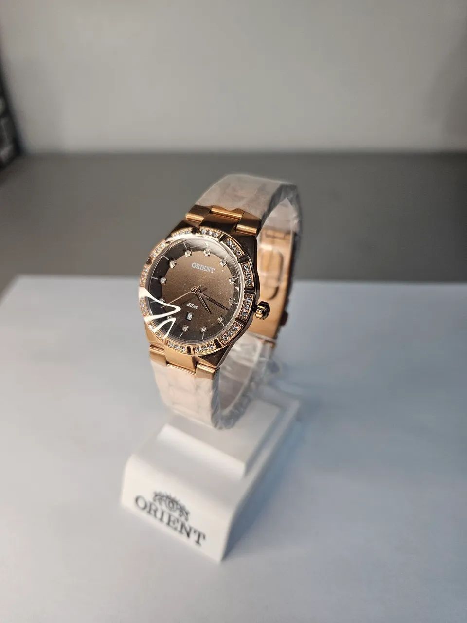 Relógio Quartz Aço Ouro Rose Orient  - Foto 3
