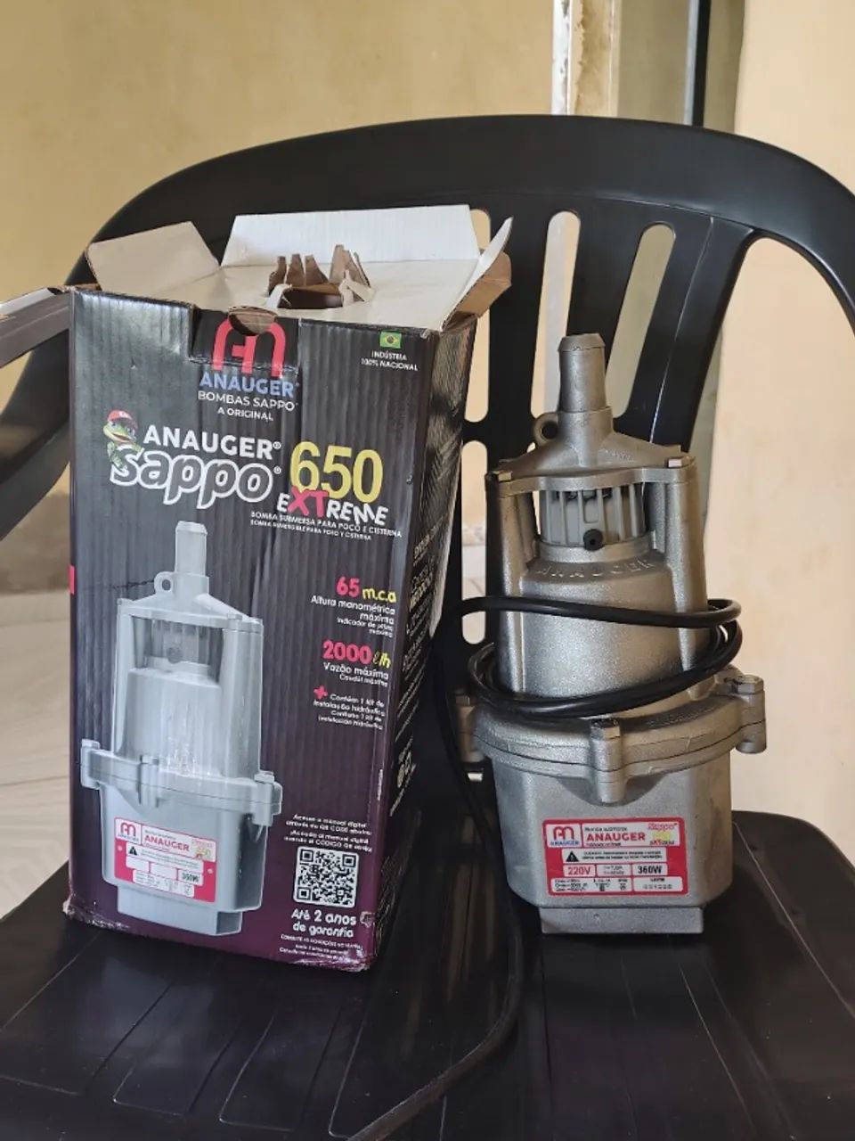 Bomba sappo ,Anauger 650 extreme tensão ? 220v