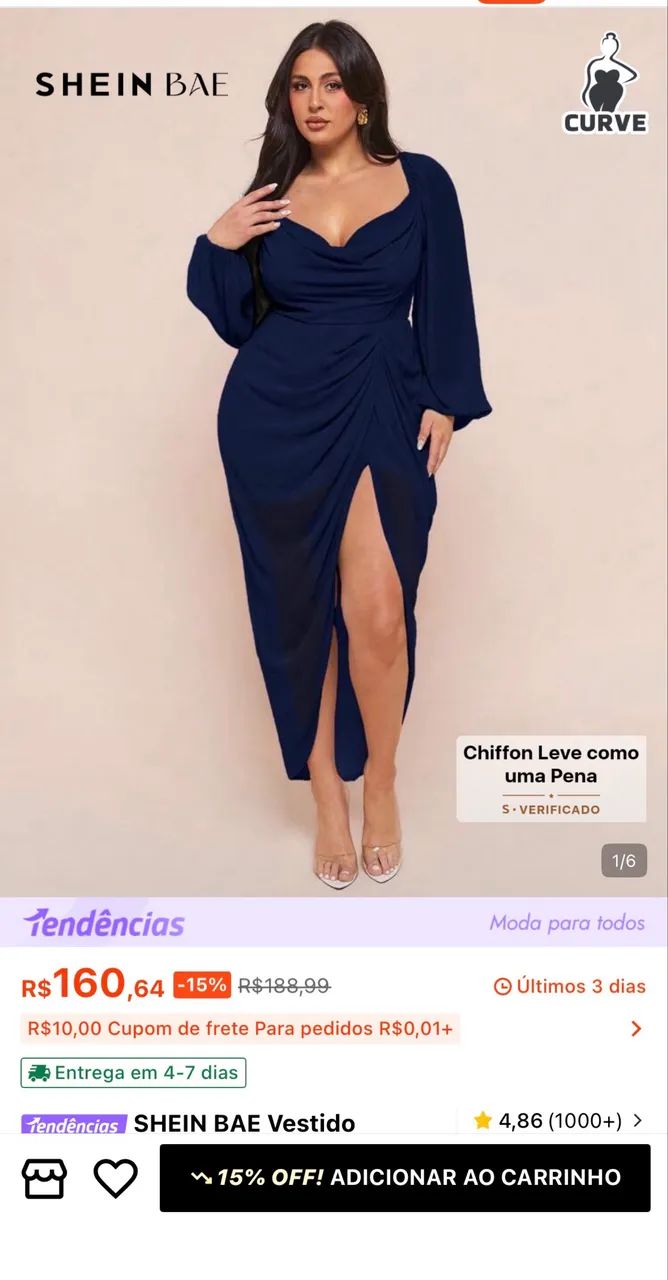 VESTIDO XL - SHEIN 