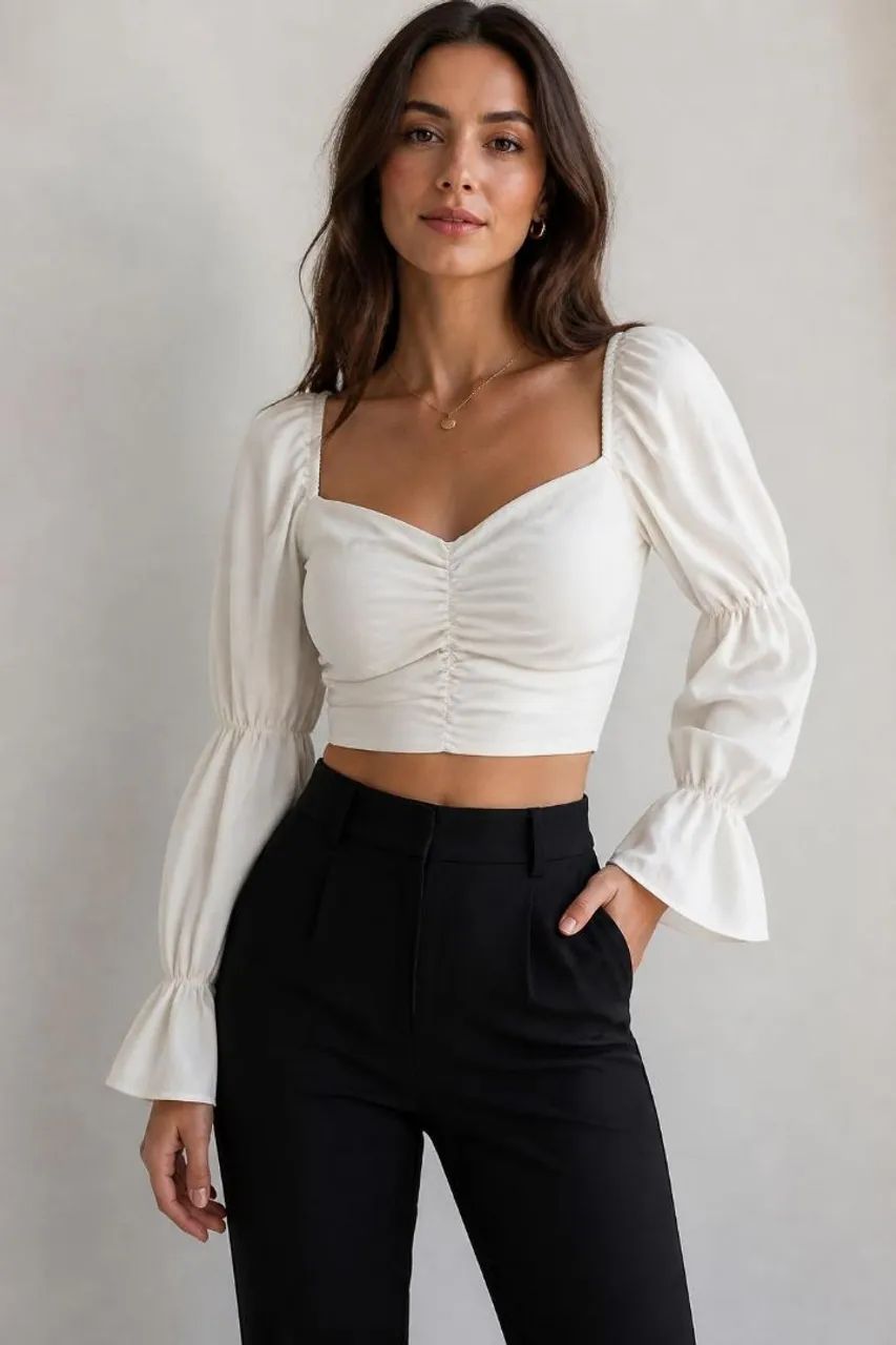 Cropeed Elegance Off-White
