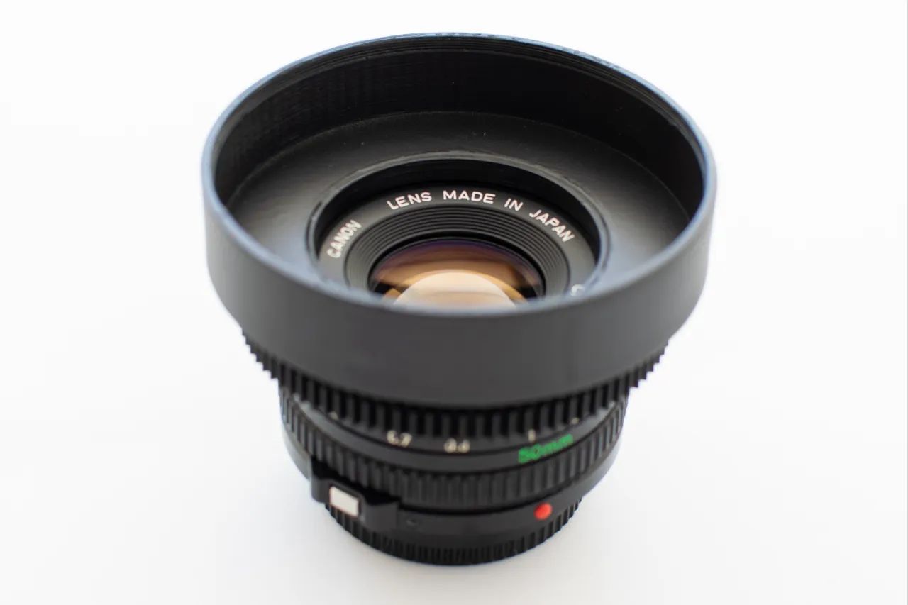 Lente Canon nFD 50mm f1.8 cinemod - Foto 3