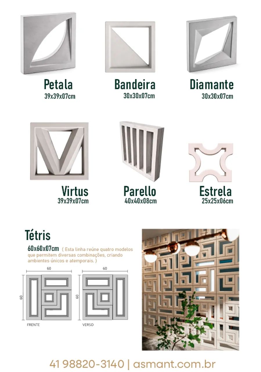 Cobogo de concrento  - Foto 2