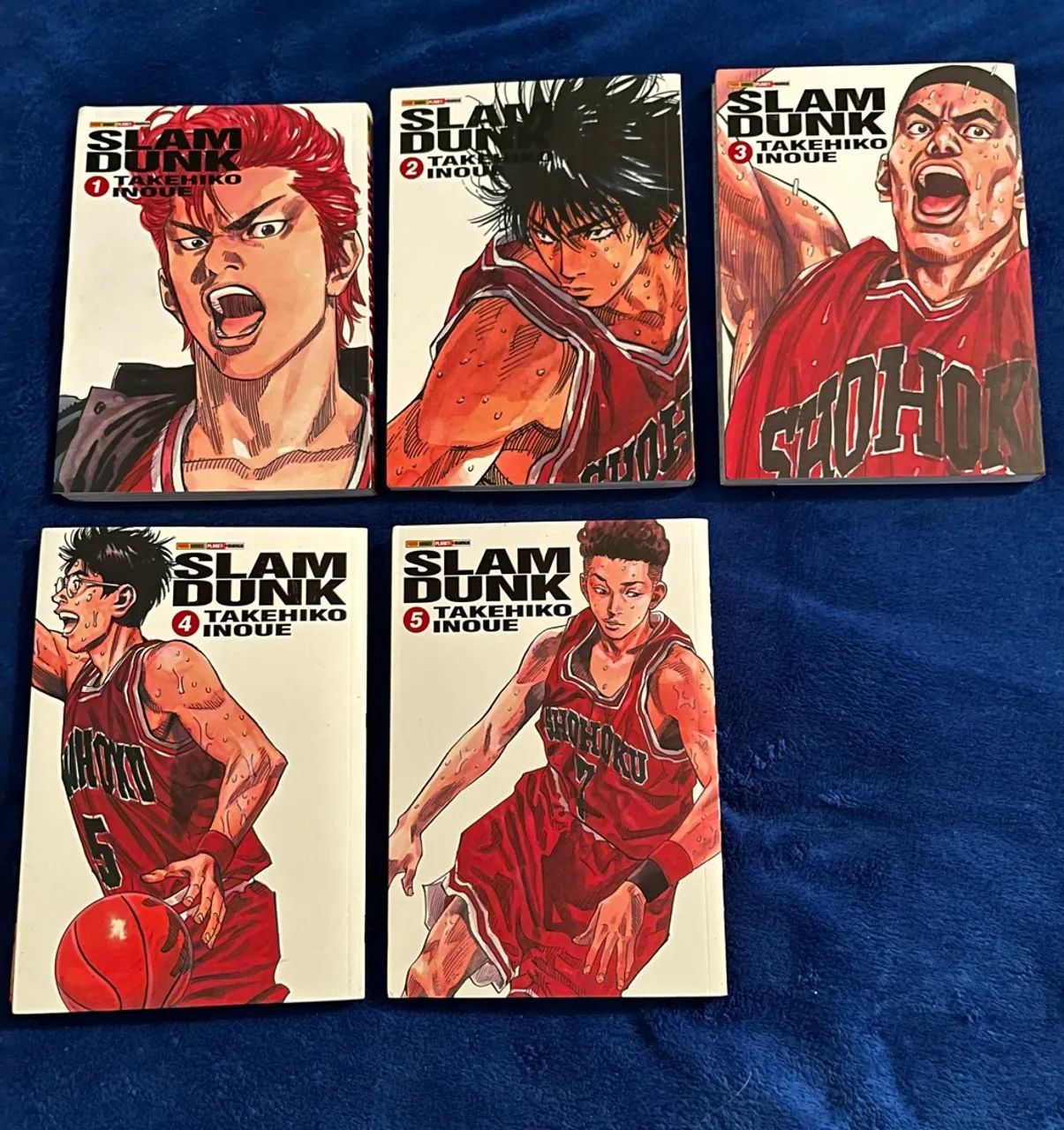 Slam Dunk Vol. 1 ao 5 - Livros e revistas - Águas Formosas