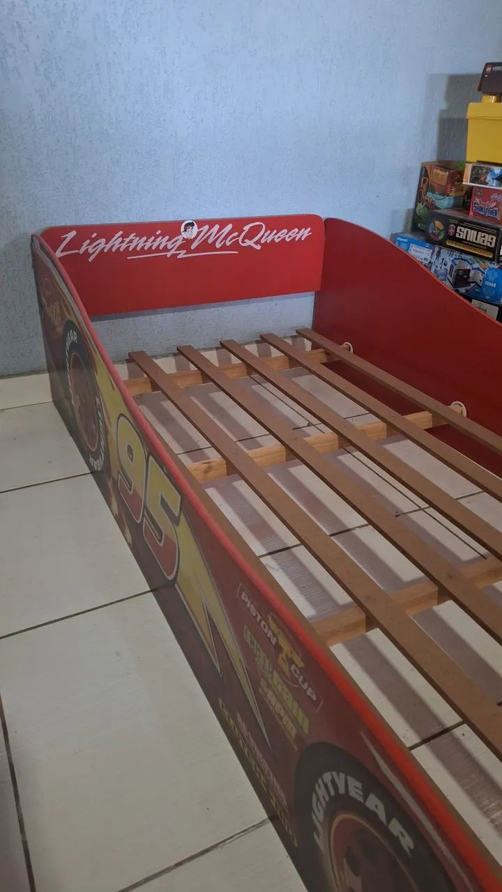 Cama infantil carros Relâmpago McQueen - Foto 2