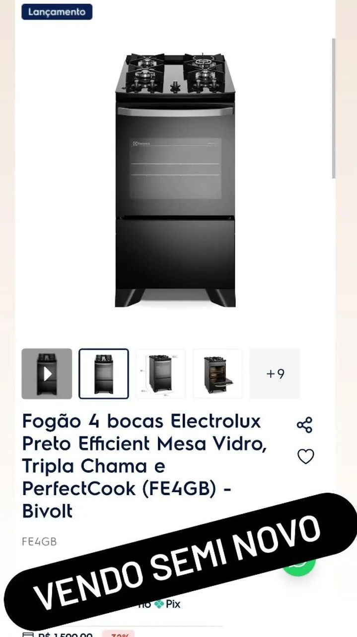 Fogão Eletrolux  - Foto 2