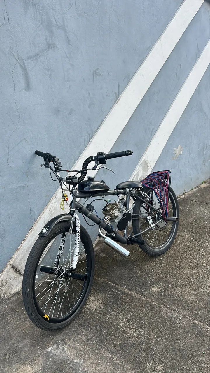 Bicicleta motorizada  bici moto 100cc - Foto 3