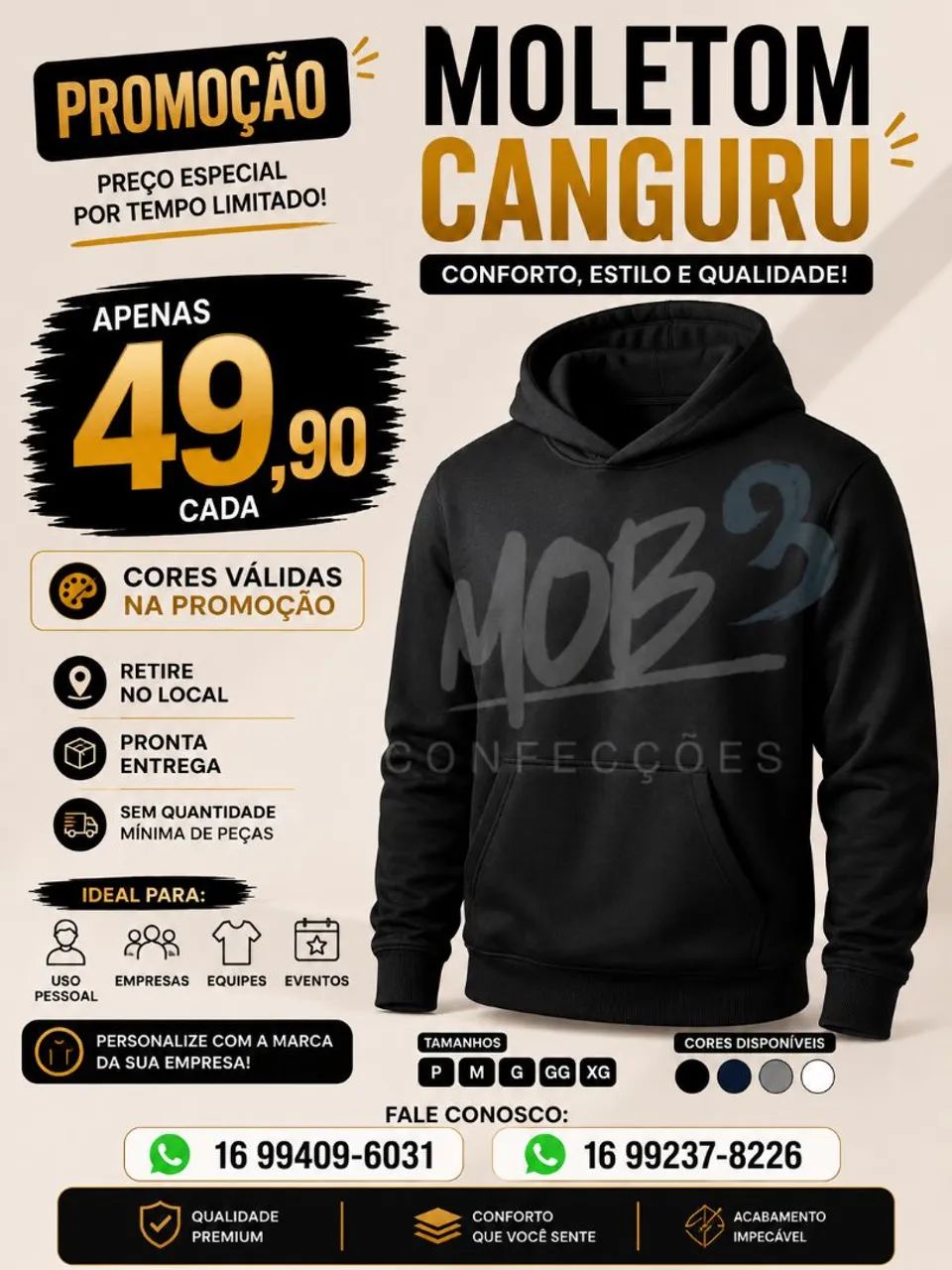? CAMISETAS PERSONALIZADAS | MOB³ CONFECÇÕES - Foto 2