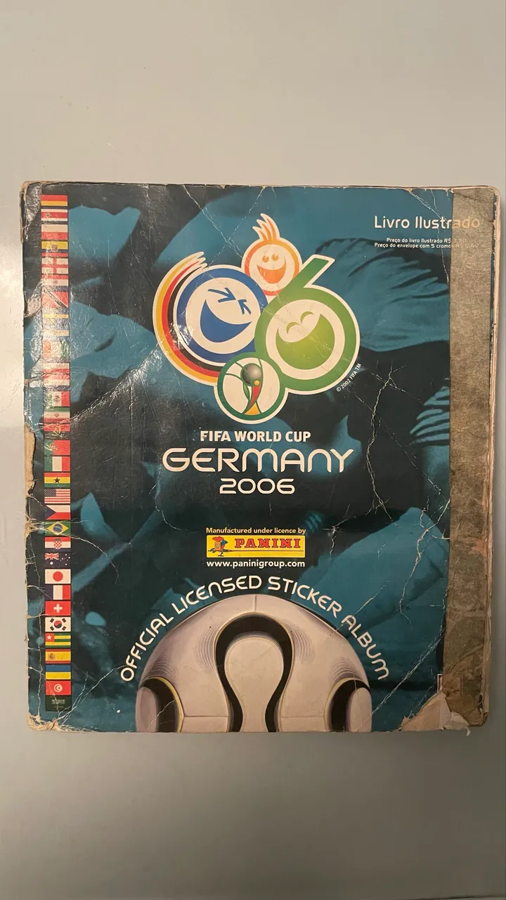 WORLD CUP GERMANY 2006 写真集 Album Copa Do Mundo Alemanha 2006, Novo, Completo, Importado