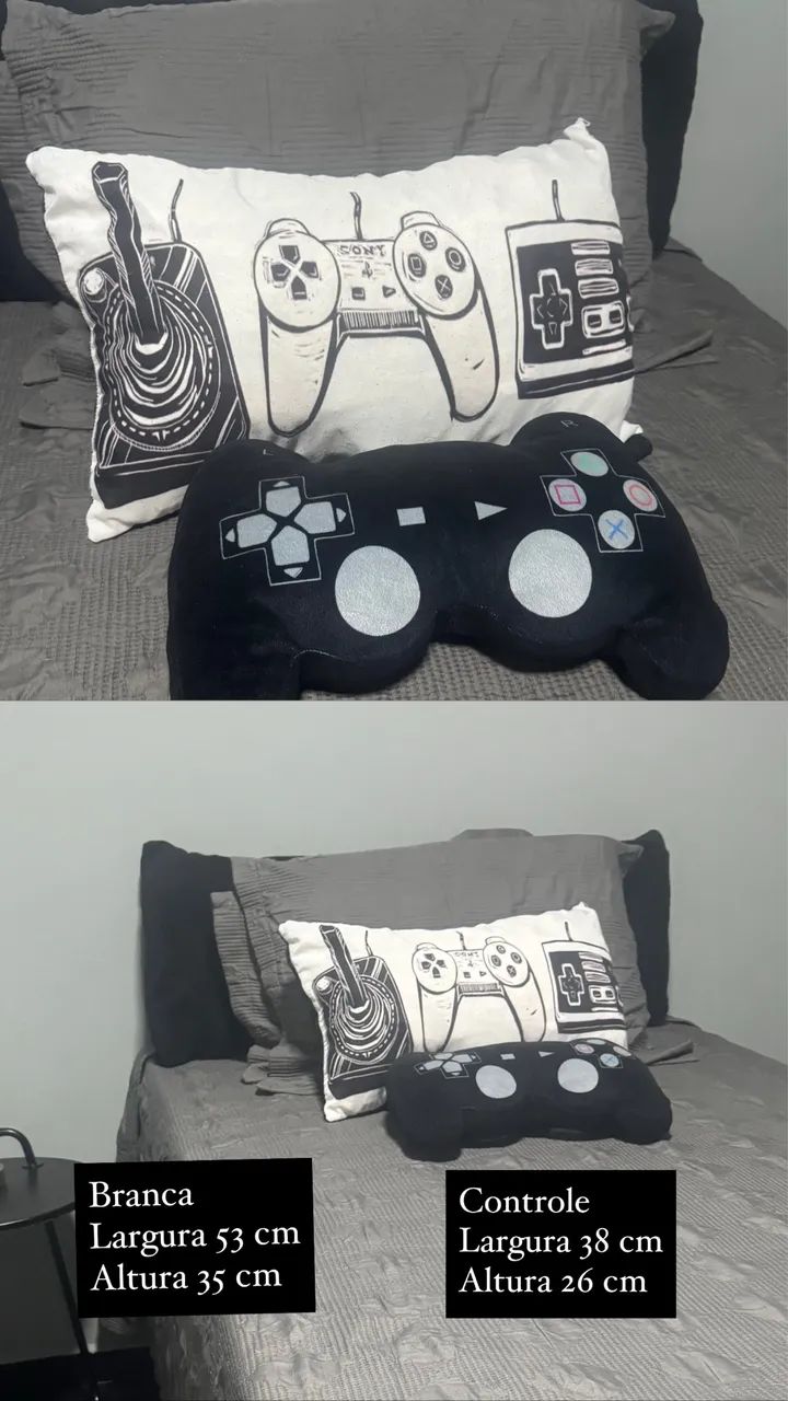 Almofada controle gamer LEIA A DESCRIÇÃO 