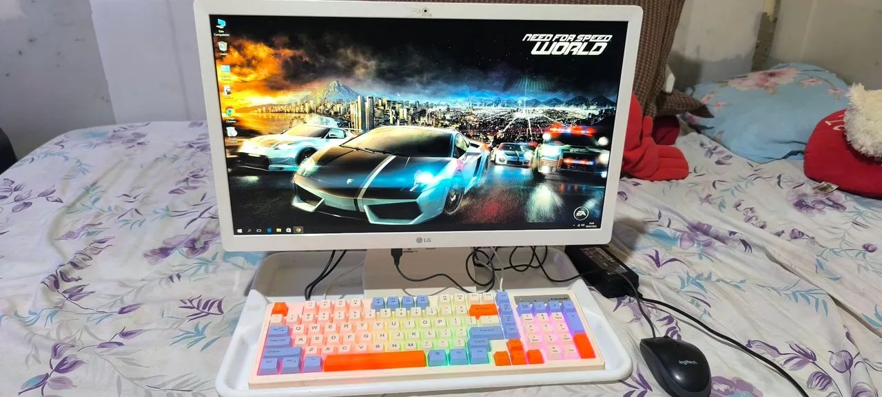 COMPUTADOR LG ALL IN ONE 22 POLEGADAS QUAD CORE 4GB DDR4 SSD 120GB - Foto 2