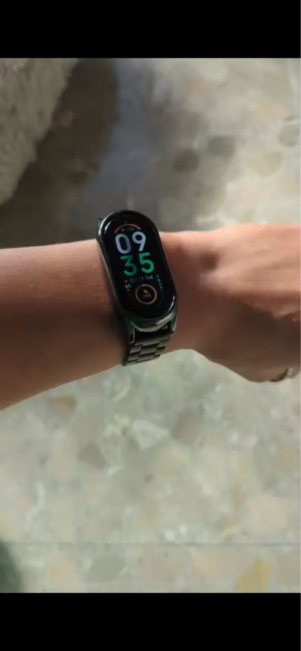 Pulseira de Metal em Aço Inoxidável Xiaomi Mi Band - NOVA