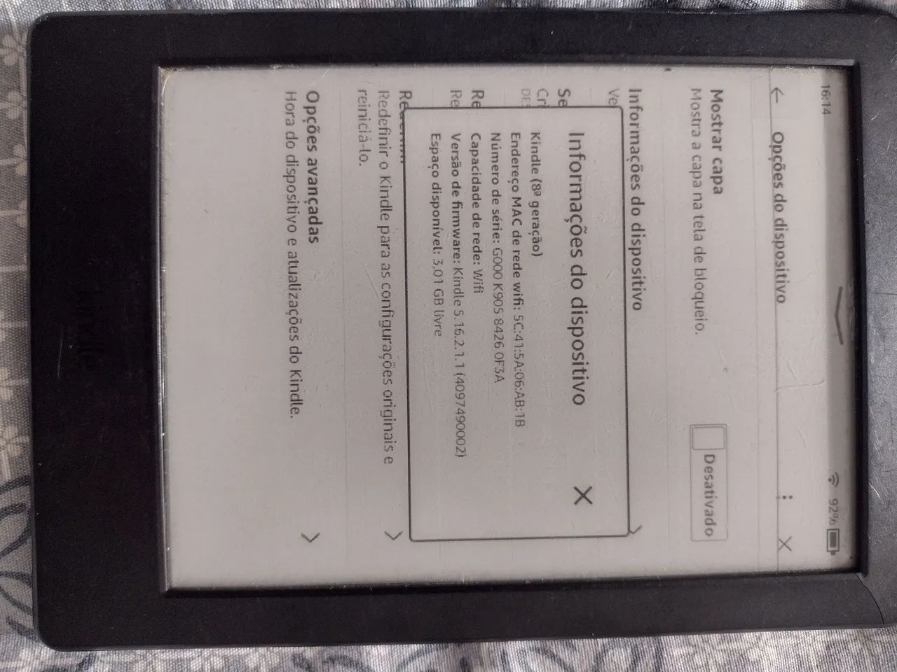 Kindle 8° Geração  - Foto 3