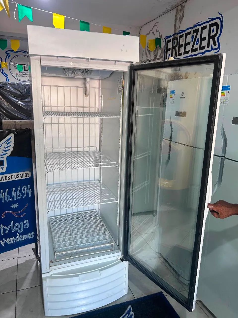 FREEZER EXPOSITOR CERVEJEIRO REFRIGERADOR DUPLA FUNÇÃO 500 LITROS  - Foto 2