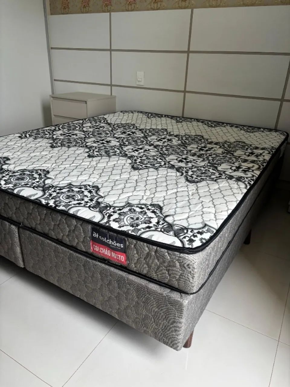 Cama Box Queen Ortopédico - BF Colchões - Foto 3