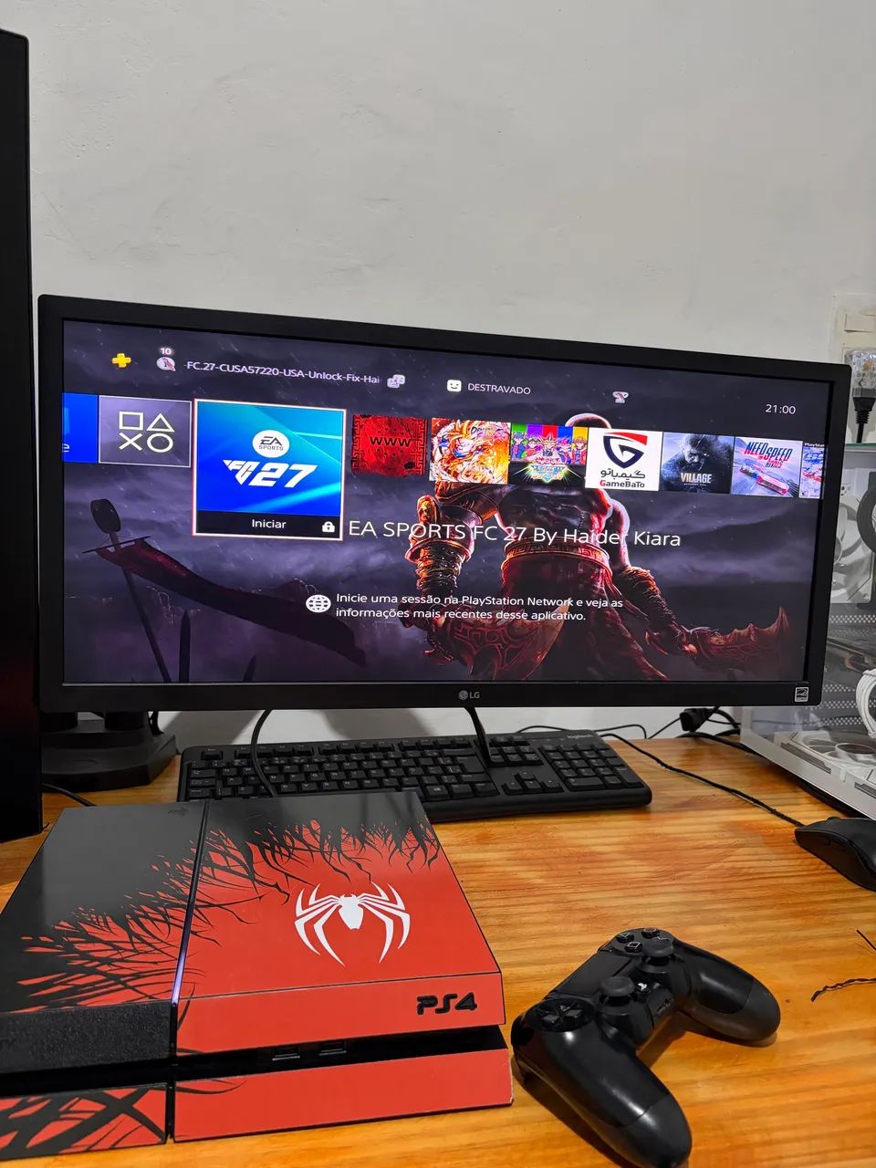 Vendo ou Troco PS4 Desbloqueado  - Foto 5